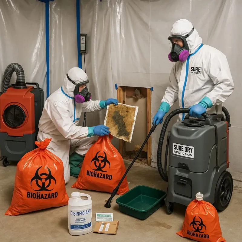 Contaminated Water Handling Protocols process in Rolette County, ND